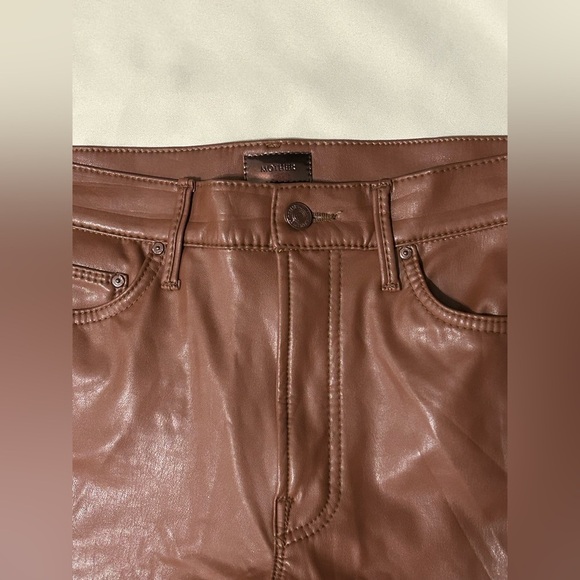 MOTHER The Insider Ankle Pant Faux Show Tortoise Shell - Size 28 - Picture 5 of 12